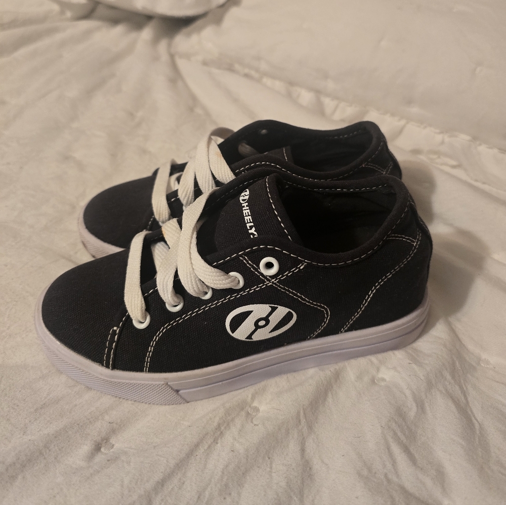 Kids Black Canvas Sneakers